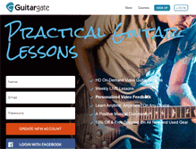 Tablet Screenshot of guitargate.com